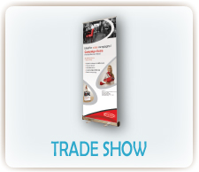 Design custom printed trade show materials online